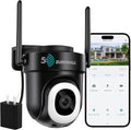 ZUMIMALL 2K Wired Outdoor Camera, 2.4G/5G WiFi Security Camera, 24/7 Recording by ZUMIMALL