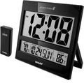 Sharp Atomic Clock – Never Needs Setting, Jumbo 3” Easy-Read Display, Indoor & by SHARP