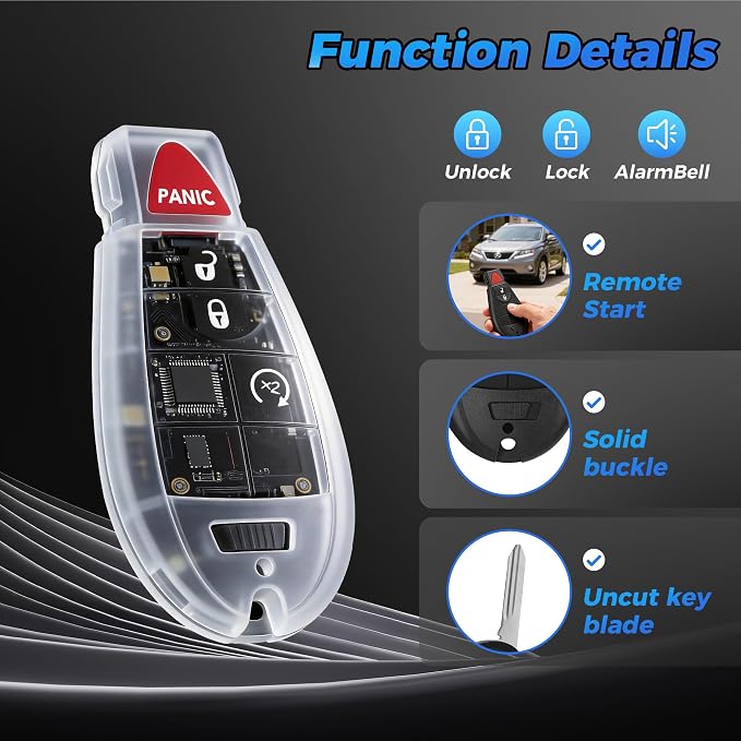 Key Fob 2Pcs 05026378 Compatible - Image 5
