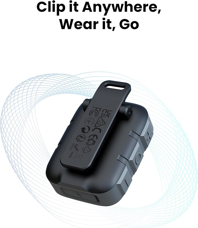 INSMY Wearable Bluetooth Speakers, IP67 Waterproof, Clip-On Portable Small - Image 6