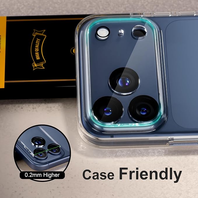 for 6 Pack iPhone 17 Pro Max Camera Lens Protector 9H Tempered Glass Camera - Image 6