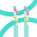 FLYPROFiber- 100M-2Pack LC to LC Fiber Patch Cable OM3 Multimode, MM Multi Mode by FLYPROFiber