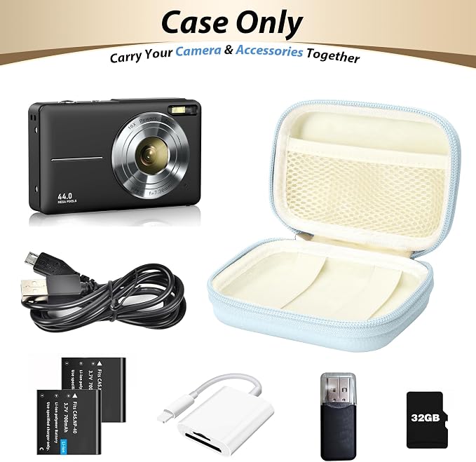 Digital Camera Case for CAMKORY, KODAK PIXPRO FZ45/FZ55, Canon IXUS 285 HS - Image 4
