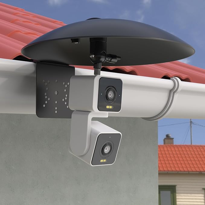 Sun Rain Shade Cover with Gutter Mount WYZE Cam Pan V1/V2/V3/V4/Duo Cam Pan - Image 9