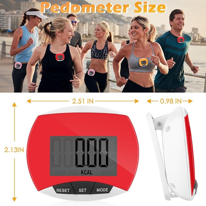 Copkim 9 Pcs Simple Pedometers Bulk - Image 2