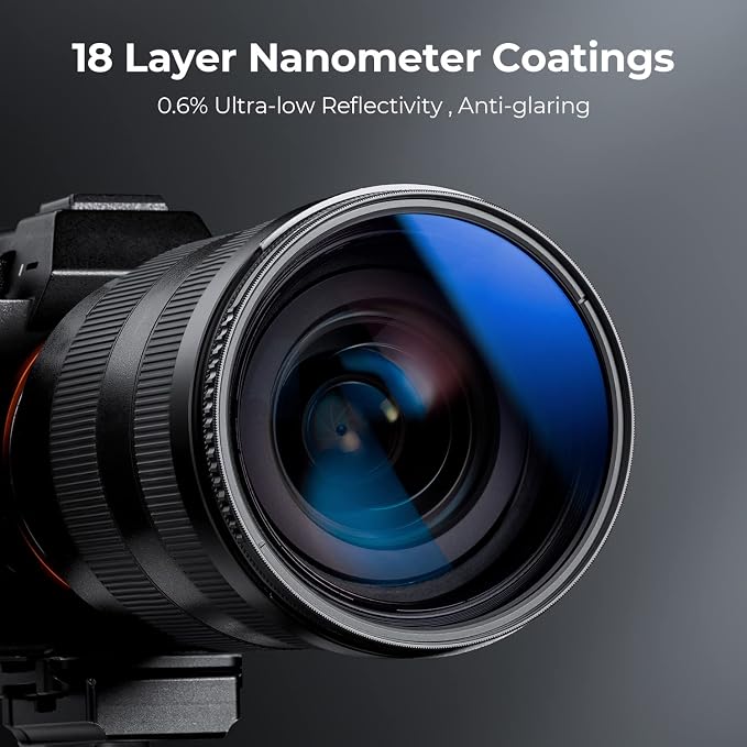 K&F Concept 37mm Circular Polarizer Filter Ultra-Slim 18 Multi-Coated Optical - Image 3