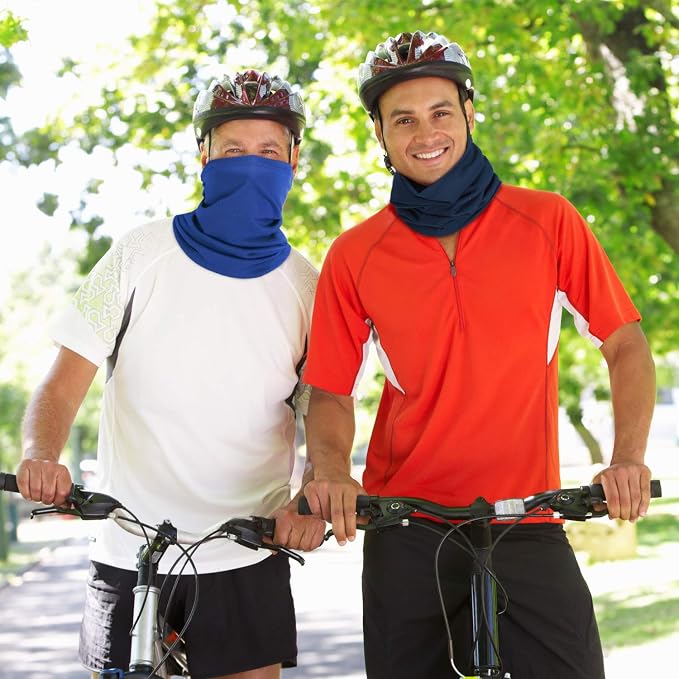 Geyoga 6 Pieces Summer UV Protection Cooling Neck Gaiter Face Clothing Neck - Image 5