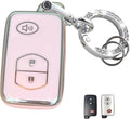 for Toyota Camry Avalon Corolla Highlander Prius RAV4 Venza Key Fob Cover by TAPAYICA