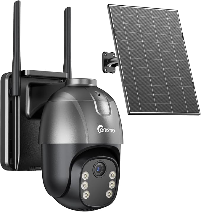 4G Solar Security Cameras Wireless Outdoor by CAMSTRO