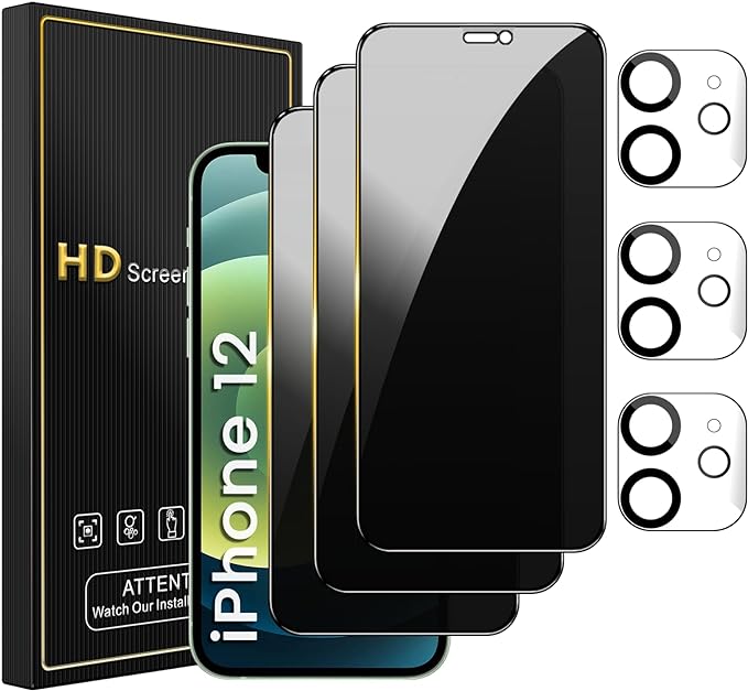 Romkasi 3 Pack Privacy Screen Protector by Unknown