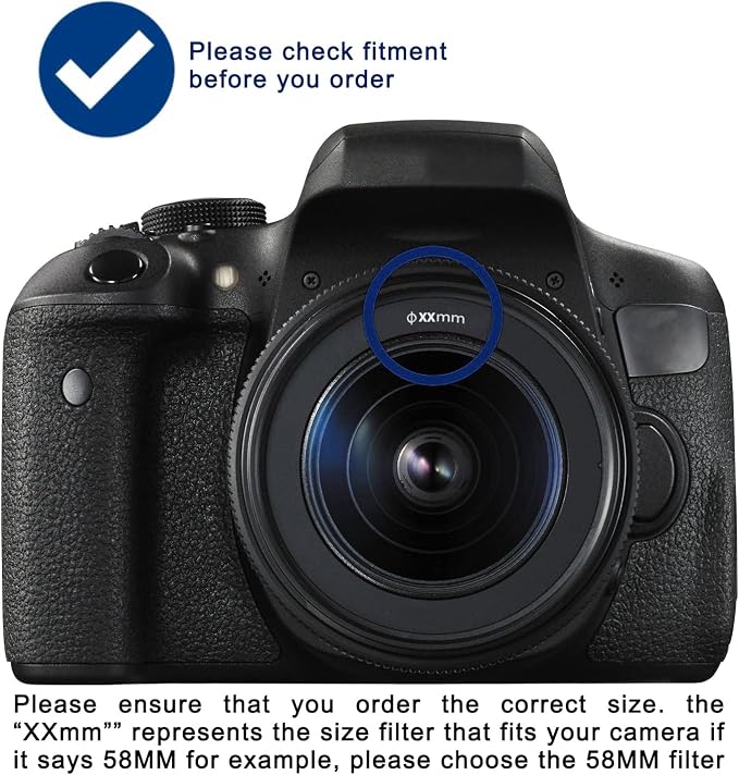 Pro Lens Filter Kit, Includes CPL, FL-D Filters Universal - Image 2
