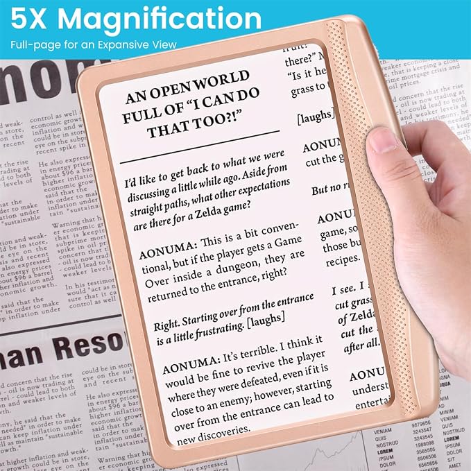 Rechargeable 5X Magnifying Glass - Image 3
