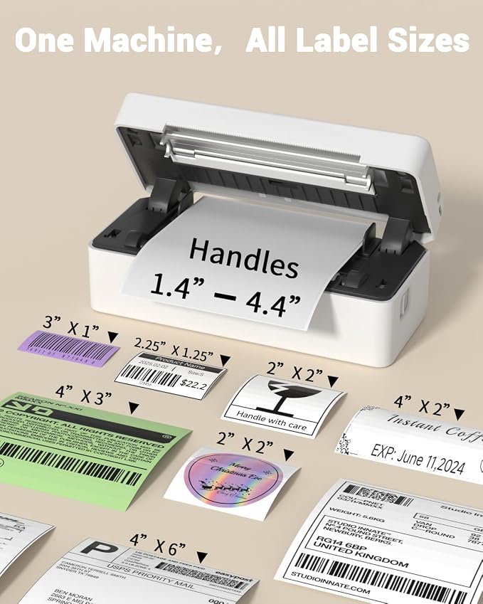 Labeer Bluetooth Thermal Shipping Label Printer, Wireless 4x6 Label Printer - Image 5