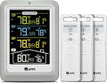 Indoor Outdoor Thermometer Wireless, 4.5 Inch Display Digital Hygrometer by UUNNI