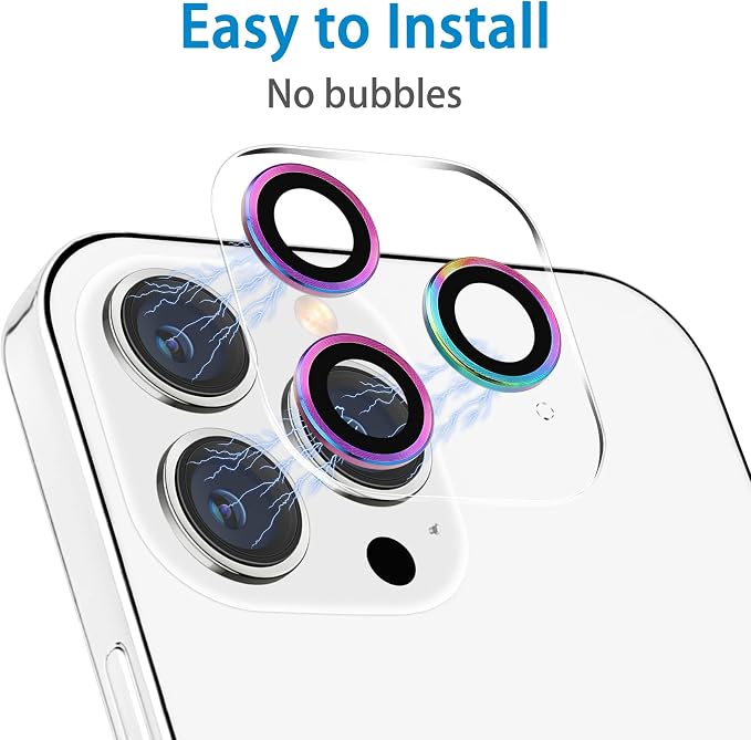 Dengduoduo 3 Pack Tempered Glass Camera Lens Protector - Image 5