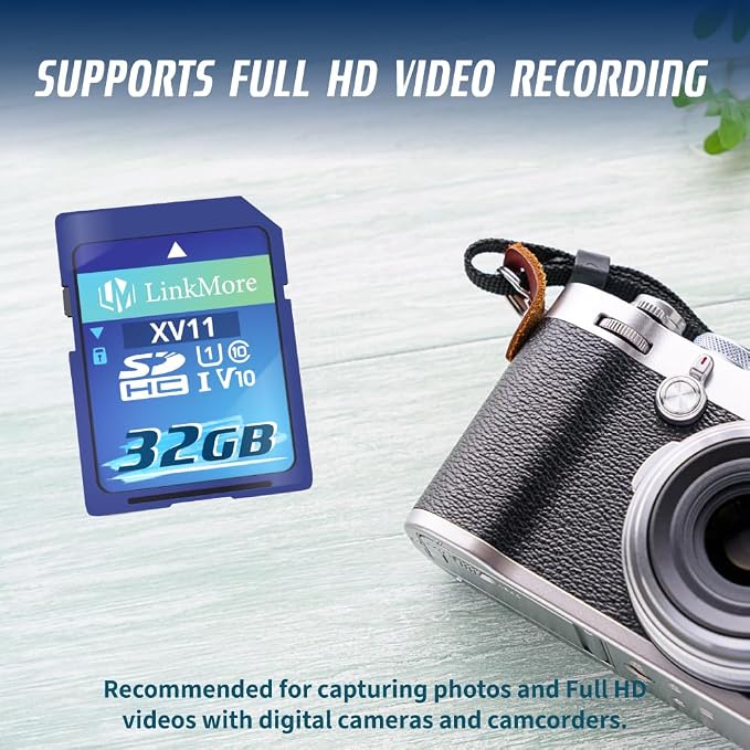 LinkMore 32GB Full-Size SD Card, SDHC Compatible - Image 8