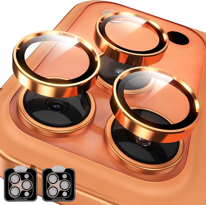 YWXTW Camera Lens Protector for iPhone 17 Pro/iPhone 17 Pro Max, Tempered Glass by YWXTW