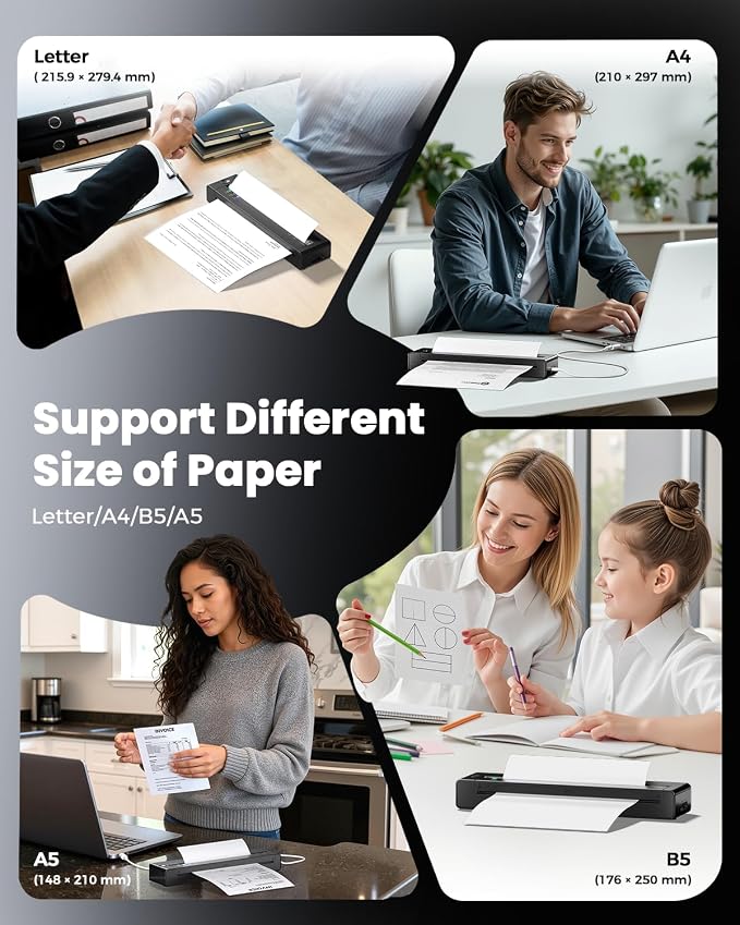 TATTMUSE Inkless Portable Printers Wireless - Image 4