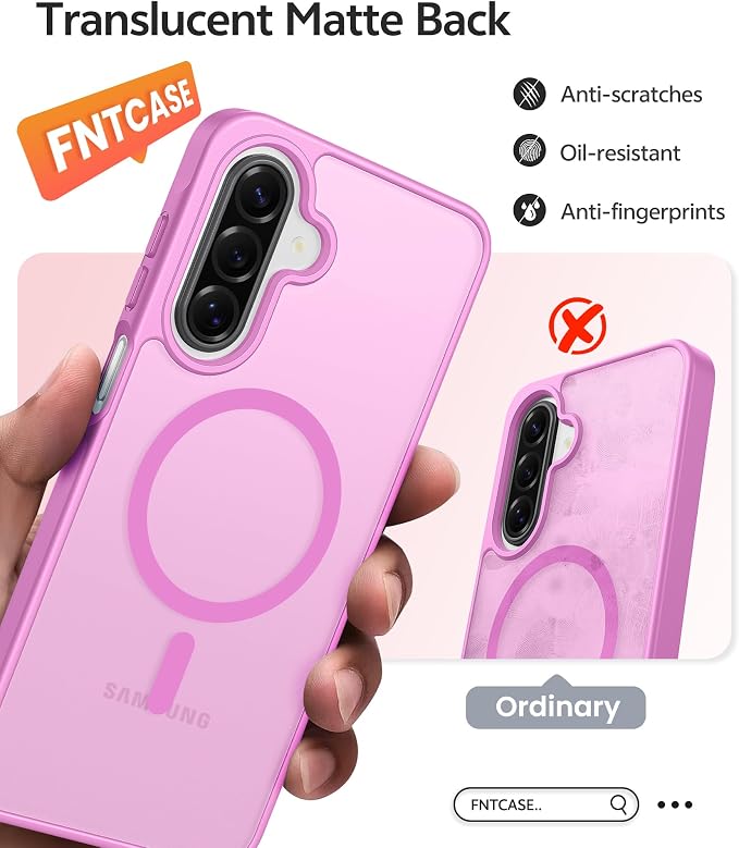 FNTCASE for Galaxy A17/A16 5G Phone Case: for Samsung A17 Cases Matte - Image 6