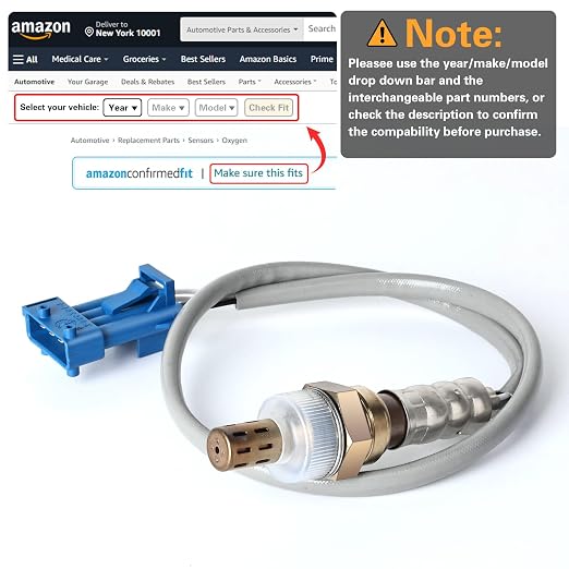 Nifeida 234-4488 15379 O2 Oxygen Sensor Downstream Compatiable - Image 7