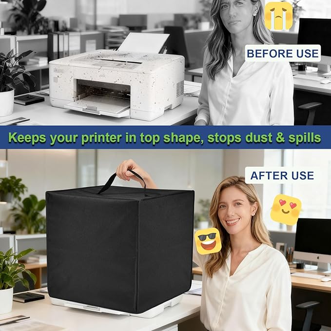Printer Cover for HP Envy Inspire 7955e/7958e Inkjet Printer, Waterproof - Image 4