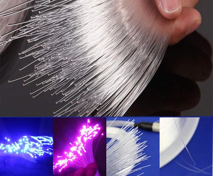 AZIMOM PMMA Plastic End Glow Fiber Optic Cable 0.75mm 100m/Roll - Image 3