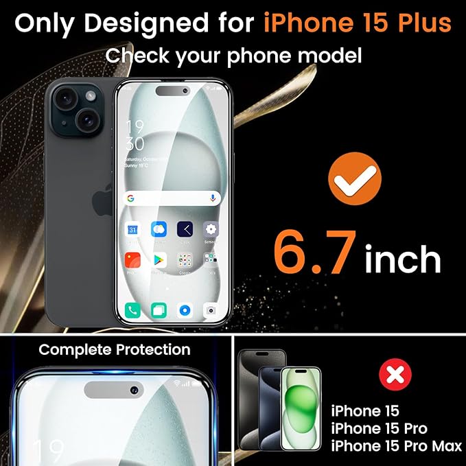 Lesakit 4+4 Pack Privacy Screen Protector - Image 2