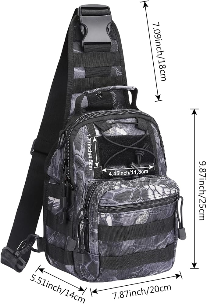 G4Free Outdoor Tactical Bag Backpack, Military Sport Bag Pack Sling Shoulder - Image 2