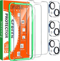 IMBZBK 3 Pack Screen Protector for iPhone 13 Tempered Glass by IMBZBK