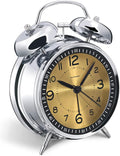 Peakeep Loud Alarm Clock for Heavy Sleepers Adults, Metal 4.5" Twin Bell by PEAKEEP
