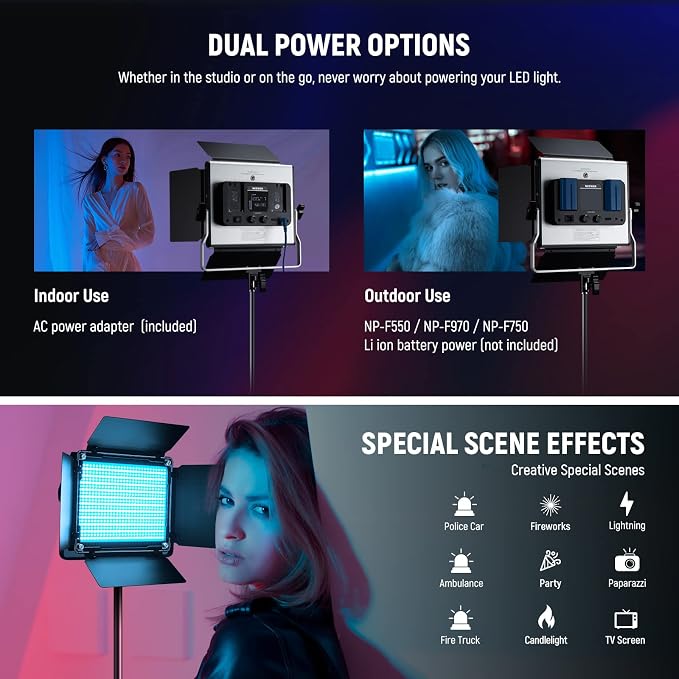 NEEWER Upgraded 660 PRO II RGB LED Video Light - Image 7