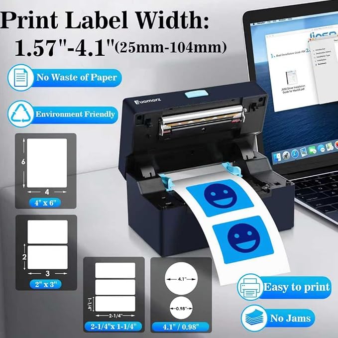 Thermal Shipping Label Printer for Small Businesses，4x6 Wireless Shipping Label - Image 4