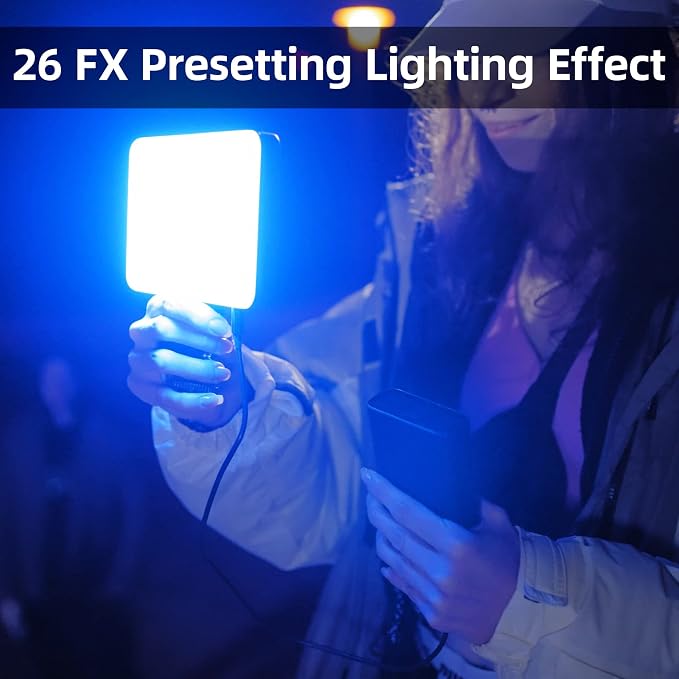VILTROX RGB Led Panel Light, Smartphone Control Full Color On Camera LED - Image 5