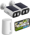 Solar Security Cameras Wireless Outdoor, 4MP Cameras by Obligz