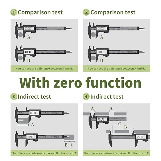 Digital Caliper 0-6" Measuring Tool, Micrometer Caliper - Image 5