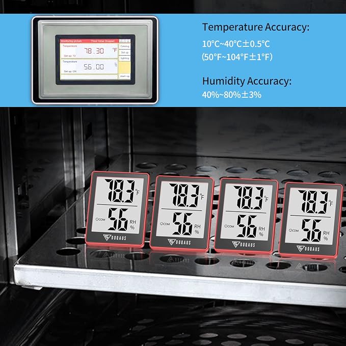DOQAUS Digital Hygrometer Indoor Thermometer Humidity Gauge Room Thermometer - Image 8
