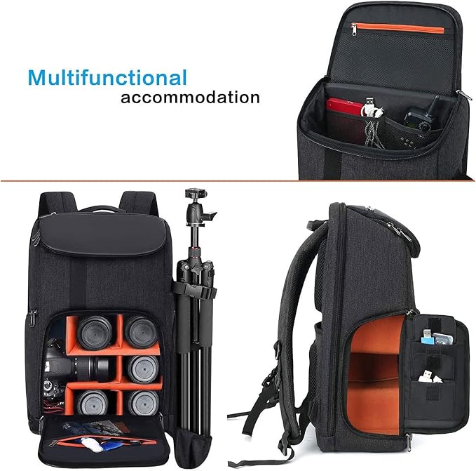 MOSISO Camera Backpack, DSLR/SLR/Mirrorless Large Men/Women Photography Camera - Image 2