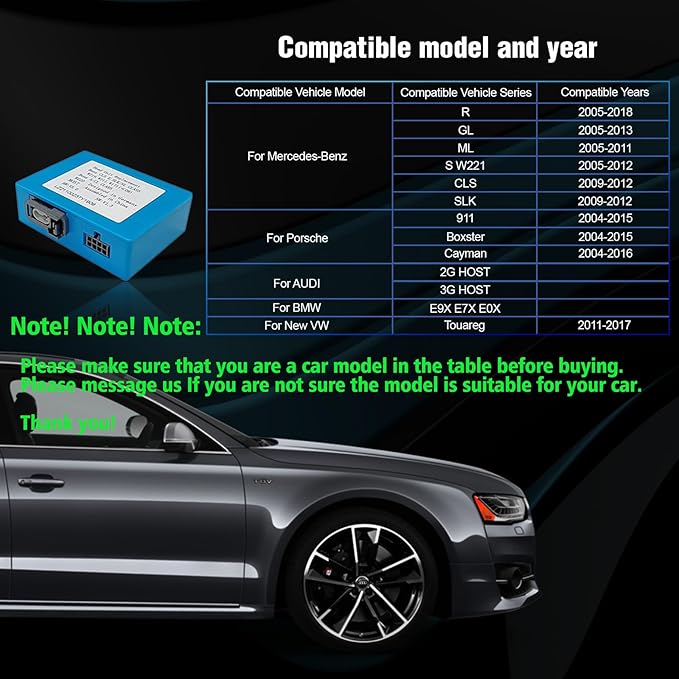 LEXXSON Optic Fiber Decoder for Mercedes-Benz ML/GL/R Class/S W221/CLS - Image 2