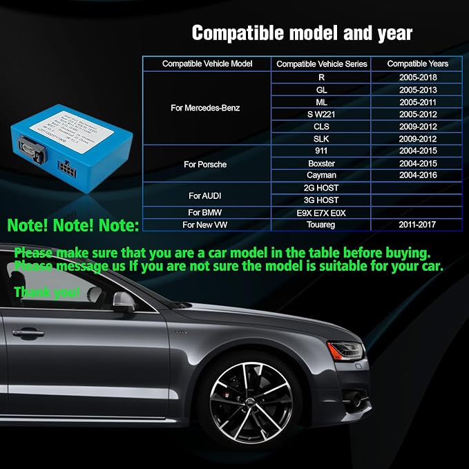 LEXXSON Optic Fiber Decoder for Mercedes-Benz R Class/GL/ML/S W221/CLS/SLK and - Image 2