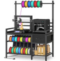3D Printer Stand with Filament Storage – Tall 66" Heavy Duty Metal 3D Printer by Anrigeail