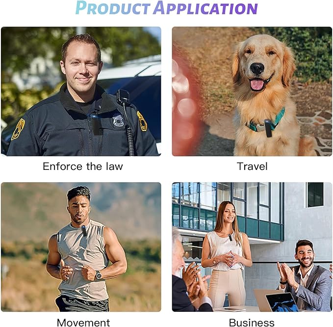 Mini Body Camera with Audio and Video Recording, POV Camera with 64G Card Body - Image 2