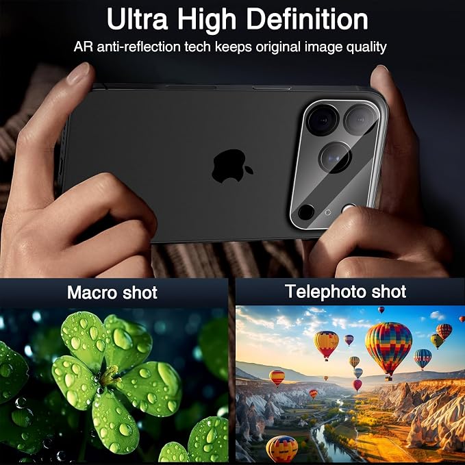 Wiaocit 3 Pack Tempered Glass Camera Lens Protector - Image 4