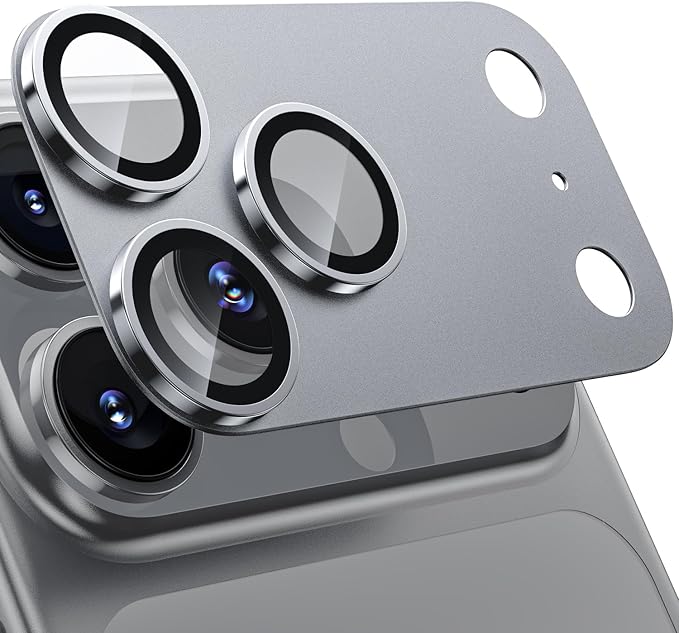 WSKEN for iPhone 17 Pro Camera Lens Protector, Metal Aluminum Alloy Tempered by SmartProtectionGreenerFuture