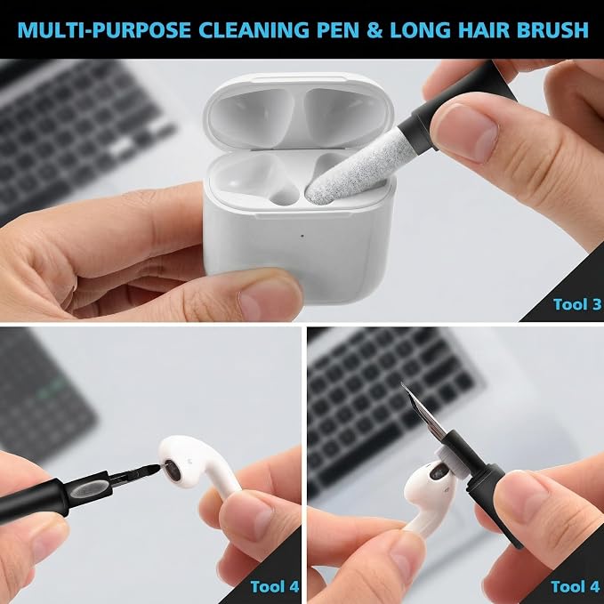 ECASP Cleaner Kit for AirPod, Cell Phone Cleaning Repair & Recovery for iPhone - Image 5