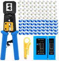 Gaobige rj45 Crimping Tool for Cat6 Cat5e Cat5, Sturdy Crimper for rj45 rj12/11 by GaobigeNetworkToolKit