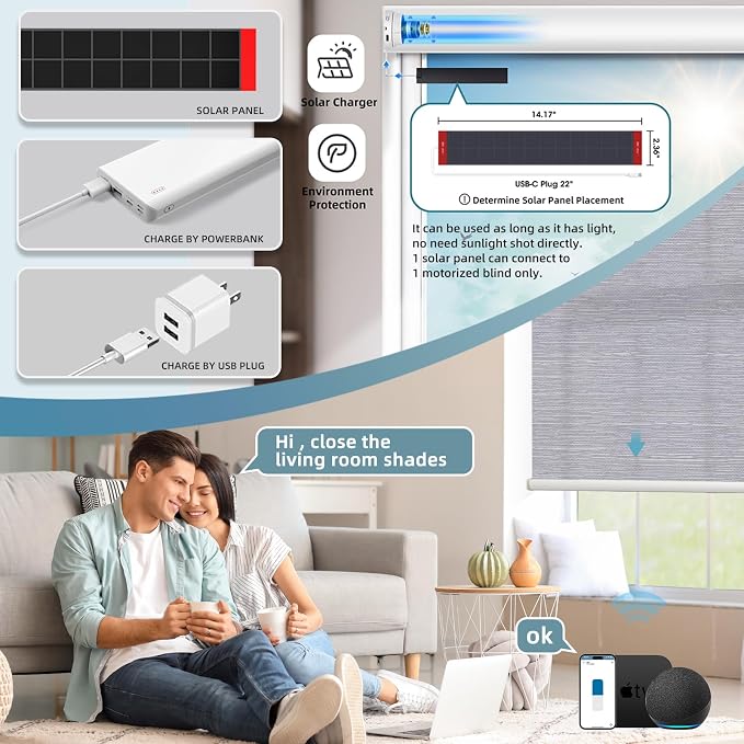 SmartWings Motorized Light Filtering Shades Work - Image 2