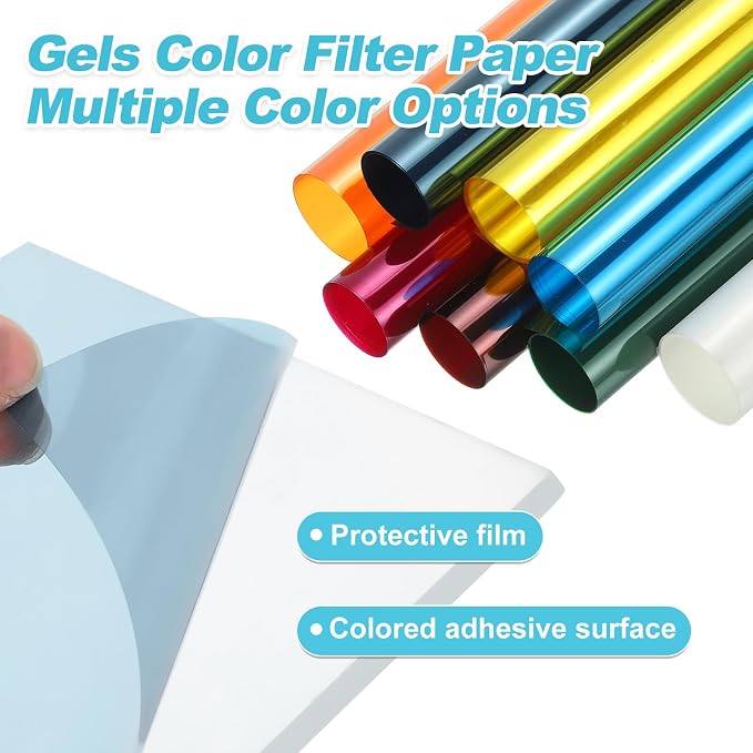 MECCANIXITY Lighting Gel Filter 39.4x39.4 Inch Purple 797 Color Correction Sheet - Image 4