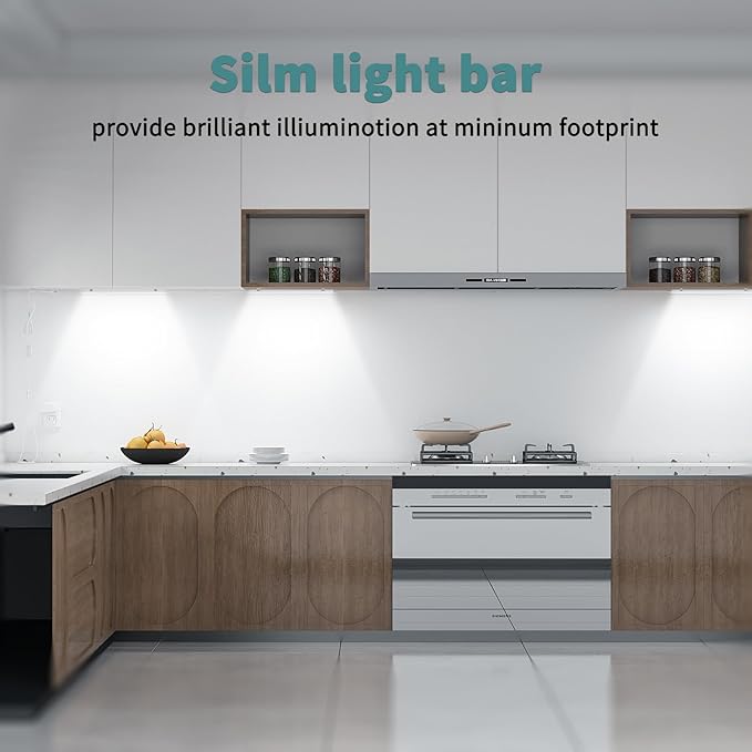 ASOKO Dimmable LED Under Cabinet Lighting Cold White 5000K, 3 Pack 12 inch - Image 6