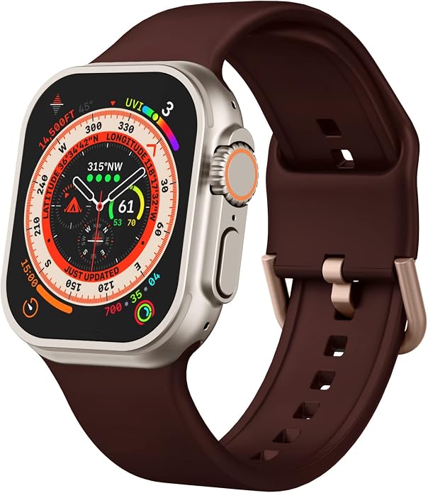 Sport Band Compatible with Apple Watch Bands 49mm 46mm 45mm 44mm 42mm 41mm 40mm by Recoppa