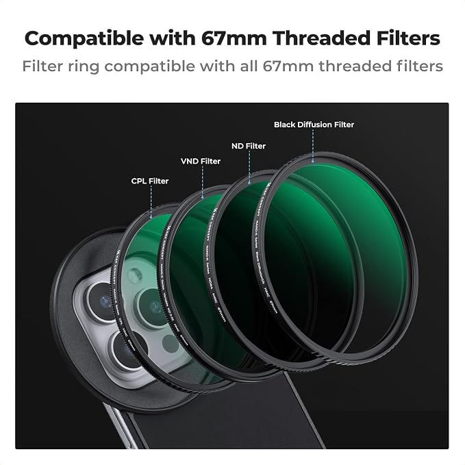K&F CONCEPT 6.1 inch Magnetic Lens Filter Mount Adapter - Image 6